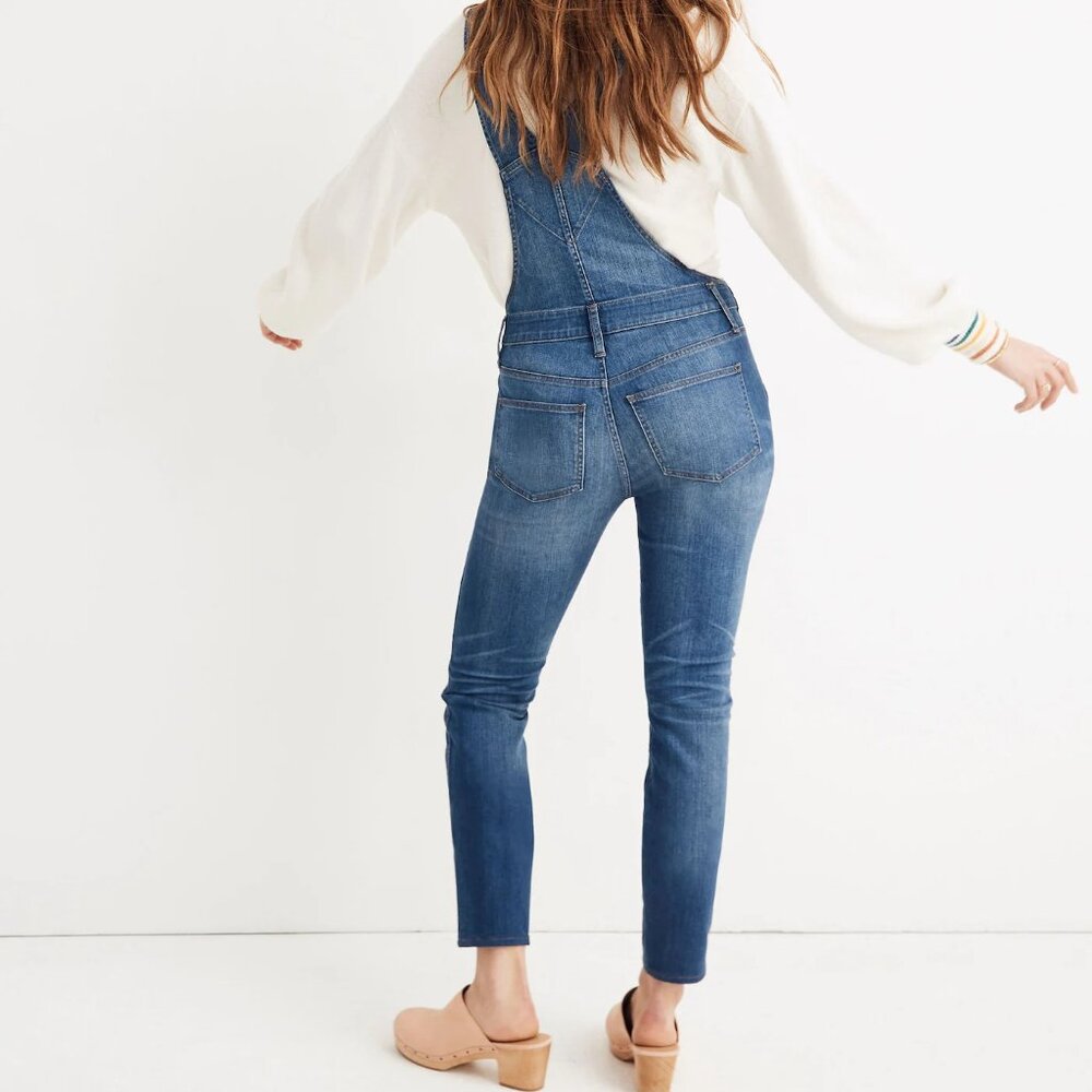 Madewell Blue Denim Women’s Jeans Overalls - Picture 3 of 13